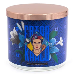 Świeca zapachowa w szkle 3 knoty Frida Kahlo 400 g - FRIDA - Świece - miniaturka - grafika 1