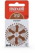 Baterie i akcesoria - MAXELL BATTERY ZINK AIR PR41 312 ZINK AIR 6PK BLISTER 790421.00.EU - miniaturka - grafika 1