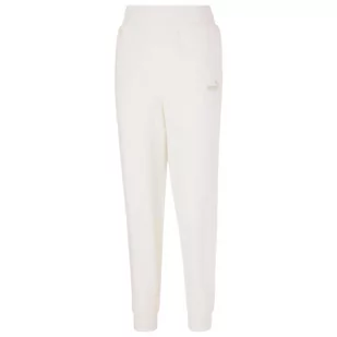 Spodnie damskie Puma ESS+ Embroidery High-Waist Pants FL kremowe 670007 99-M - Spodnie męskie - miniaturka - grafika 1