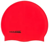 Pływanie - Aqua Speed Czepek pływacki, Mega, czerwony - miniaturka - grafika 1