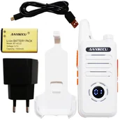 Krótkofalówki - AC-U2 - 16 kanałowy radiotelefon na pasmo UHF o mocy 2W/1W biały - miniaturka - grafika 1