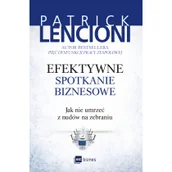 Biznes - Efektywne spotkanie biznesowe. Jak nie umrzeć z nudów na zebraniu - PATRICK LENCIONI - miniaturka - grafika 1