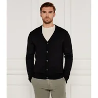 Swetry męskie - BOSS ORANGE Wełniany kardigan Avac_CD Regular Fit - miniaturka - grafika 1