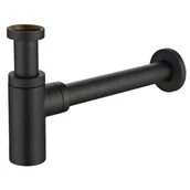 Syfony - Syfon umywalkowy CZARNY MAT A186 - miniaturka - grafika 1