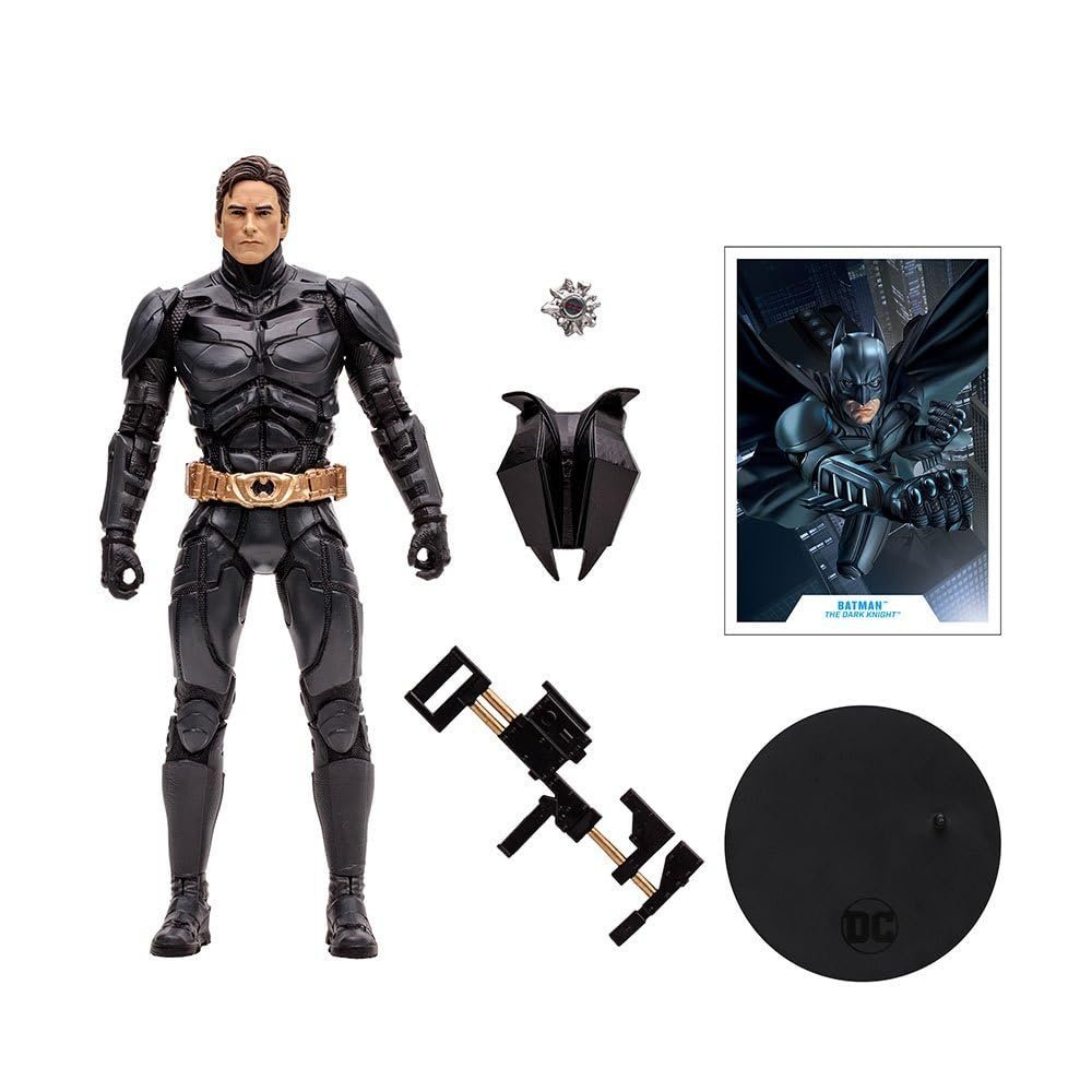 McFarlane 64387169 Figurka Batman Dark Night Hong Kong Sky Dive DC Multiverse z akcesoriami, 22 części, mierzy 18 cm, dla kolekcjonerów Bizak