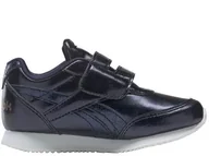 Buty dla dziewczynek - Buty dziecięce Reebok DV9031 ROYAL CL Niebieskie - miniaturka - grafika 1