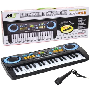 Keyboard Organy Pianinko z Mikrofonem dla Dzieci - Instrumenty muzyczne dla dzieci - miniaturka - grafika 1
