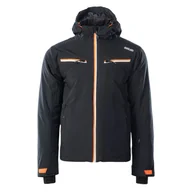 Kurtki narciarskie - Męska Kurtka ocieplana BRUGI 4ARL 4ARL/T48F/4F/E61 – Czarny - miniaturka - grafika 1