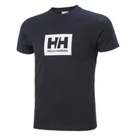 Koszulki męskie - Męska Koszulka z krótkim rękawem HELLY HANSEN HH BOX T 53285_599 – Granatowy - miniaturka - grafika 1