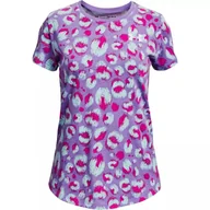 Odzież sportowa dziecięca - Koszulka dziewczęca Under Armour Live Fierce Instinct Print SS - miniaturka - grafika 1