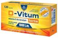 Witaminy i minerały - Oleofarm D-Vitum Forte 1000 120 szt. - miniaturka - grafika 1