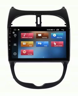 RADIO NAWIGACJA GPS PEUGEOT 206/CC/SW ANDROID - Nawigacja GPS RADIO NAWIGACJA GPS PEUGEOT 206/CC/SW ANDROID - Nawigacja GPS - miniaturka - grafika 1
