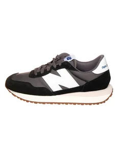New Balance Skórzane sneakersy "237" w kolorze brązowym - Trampki męskie - miniaturka - grafika 1