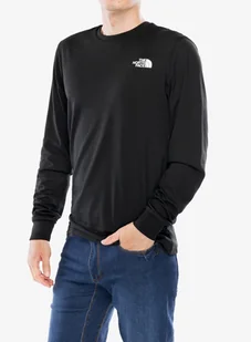 Bluza bez kaptura The North Face L/S Easy Tee - tnf black - Bluzy sportowe męskie - miniaturka - grafika 1