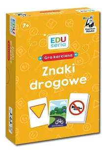 EDUseria. Znaki drogowe. Gra karciana. Kapitan Nauka Edgard - Natalia Berlik - gra - Gry karciane - miniaturka - grafika 1