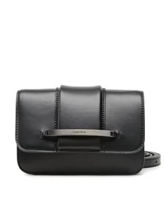 Calvin Klein Torebka Bar Hardware Crossbody K60K610732 Czarny - Torebki damskie - miniaturka - grafika 1