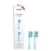 Końcówki do szczoteczek elektrycznych - Końcówki do szczotki jonowej IonicKiss ŚREDNIE niebieskie 2szt - miniaturka - grafika 1