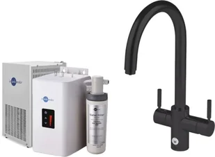 Zestaw NSINKERATOR HOT Bateria 4W1J czarny aksamit + chłodziarka, zbiornik i filtr 45357AW CCZ - Baterie kuchenne - miniaturka - grafika 1
