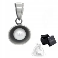 Wisiorki - Zawieszka srebrna 925 z PERŁĄ Rękodzieło Handmade - miniaturka - grafika 1