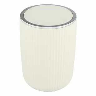Kremowy kosz na śmieci Wenko Agropoli 5,5 l - Kosze na śmieci - miniaturka - grafika 1