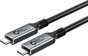 Kabel USB MicroConnect USB-C - USB-C 5 m Czarny (USB3.2CC5) - Kable USB - miniaturka - grafika 1