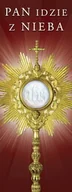 Ikony i obrazy sakralne - Baner na Boże Ciało "Pan idzie z nieba" 75x200 cm - miniaturka - grafika 1