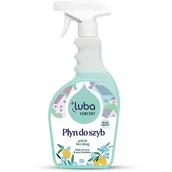 Płyny do mycia szyb - Luba Comfort, płyn do szyb, listki cytryny i niebieskie kwiaty, 500 ml - miniaturka - grafika 1
