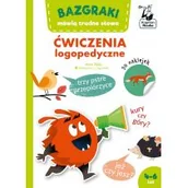 Pedagogika i dydaktyka - Bazgraki mówią trudne słowa. Ćwiczenia logopedyczne - miniaturka - grafika 1