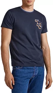 Pepe Jeans Męska koszula z długim rękawem Willy Slim Fit, Niebieski (Dulwich), XS - Koszule męskie - miniaturka - grafika 1