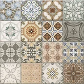 Płytki ceramiczne - Realonda Gres Provenza deco mat 44x44 - miniaturka - grafika 1