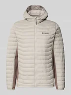 Kurtki męskie - Kurtka pikowana z kapturem i logo - miniaturka - grafika 1