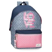 Plecaki szkolne i tornistry - Pepe Jeans Noni Denim Plecak szkolny Adaptacyjny na wózek Wielobarwny 31x42x17,5 cms Poliester 22,79L by Joumma Bags, Wielobarwny, Plecak szkolny adaptacyjny do wózka - miniaturka - grafika 1