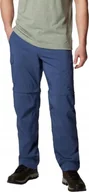 Spodnie sportowe męskie - Columbia Columbia Silver Ridge Utility Convertible Pant 2012962478 Granatowe 32-34 - miniaturka - grafika 1