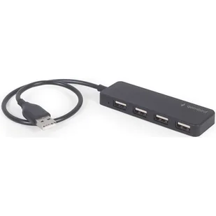 GEMBIRD HUB USB 2.0 4-porty czarny - Wtyczki i adaptery - miniaturka - grafika 1