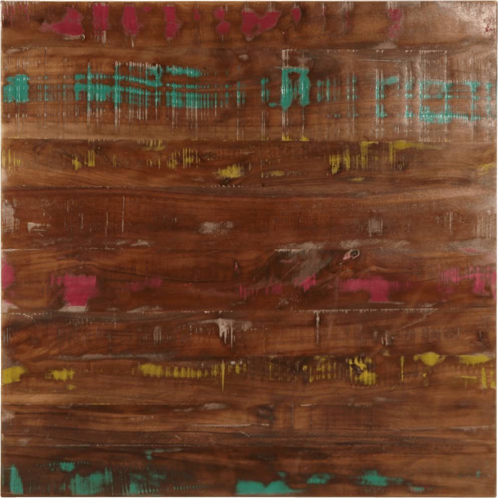 vidaXL Blat stołu, 70x70x3,8 cm, kwadratowy, lite drewno z odzysku