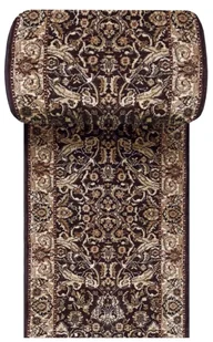 Brązowy rustykalny chodnik na metry W7-R46 - Wycieraczki Brązowy rustykalny chodnik na metry W7-R46 - Wycieraczki - miniaturka - grafika 1