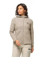 Kurtki damskie - Jack Wolfskin Jkt W damska kurtka polarowa z motywem jodły - miniaturka - grafika 1