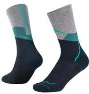 Skarpety termoaktywne - Buff BUFF Merino Lightweight Crew Socks 137795706 Czarne 45-47 - miniaturka - grafika 1