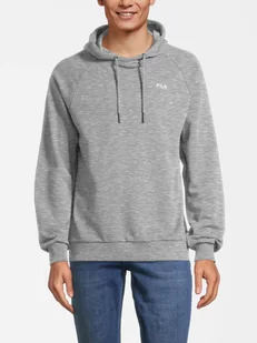 Bluza męska z kapturem elegancka Fila FAM0341-80000 M Jasnoszary melanż (4064556396815) - Bluzy męskie - miniaturka - grafika 1