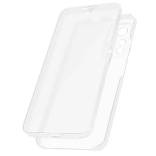 Etui 360° do Xiaomi Poco M4 Pro 4G Elastyczny przód i sztywny tył — przezroczyste - Etui i futerały do telefonów - miniaturka - grafika 1