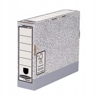 Pudła i kartony archiwizacyjne - PUDŁO ARCHIWIZACYJNE 80mm 80x260x315mm FELLOWES BANKERS BOX 80 FAST FOLD - miniaturka - grafika 1
