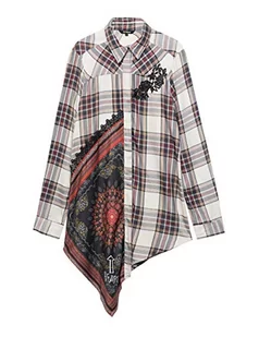Desigual Damska koszula Cam, Beżowy (Crudo Beige 1008), XS - Koszule damskie - miniaturka - grafika 1