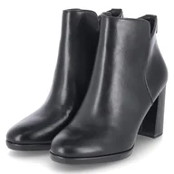 Botki damskie - Tamaris Damskie sztyblety Boot Heel 1-25352-45, czarne matowe, 39 EU, czarny mat, 39 EU - miniaturka - grafika 1