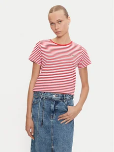 Noisy May T-Shirt 27025691 Czerwony Regular Fit - Koszulki i topy damskie - miniaturka - grafika 1