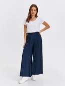 Spodnie damskie - Spodnie damskie granatowe - SSP4446GR spodnie długie - TOP SECRET - Odzieżowy sklep internetowy TOP SECRET - miniaturka - grafika 1