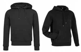 Bluza Dresowa Ciepła Kangurka JAKOŚĆ STEDMAN 5600 CZARNA S - Bluzy męskie - miniaturka - grafika 1