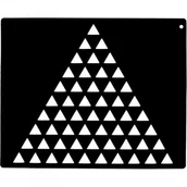 Akcesoria jeździeckie - EKKIA Szablon do wzorów na sierści małe trójkąty w trójkącie - - miniaturka - grafika 1
