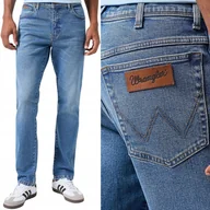 Spodnie męskie - Wrangler TEXAS SLIM Guardian DOPASOWANE SPODNIE JEANSOWE DżINS W32 L34 - miniaturka - grafika 1