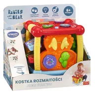 Zabawki interaktywne dla dzieci - 61983 VTECH - Kostka Rozmaitości Babies & The Bear - miniaturka - grafika 1