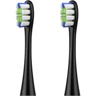 Końcówki do szczoteczek elektrycznych - Oclean Professional Clean Black Firm Końcówki do szczoteczki sonicznej czarne 2 sztuki - miniaturka - grafika 1